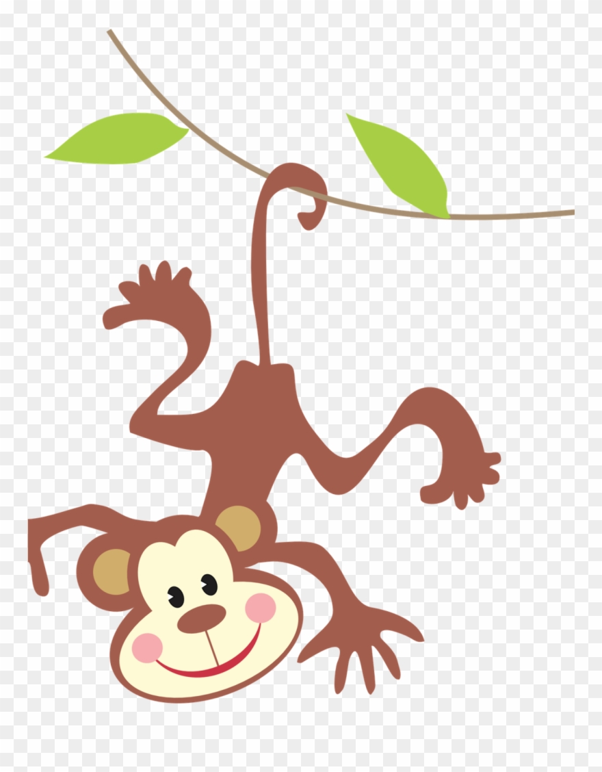 Clipart monkey jungle.