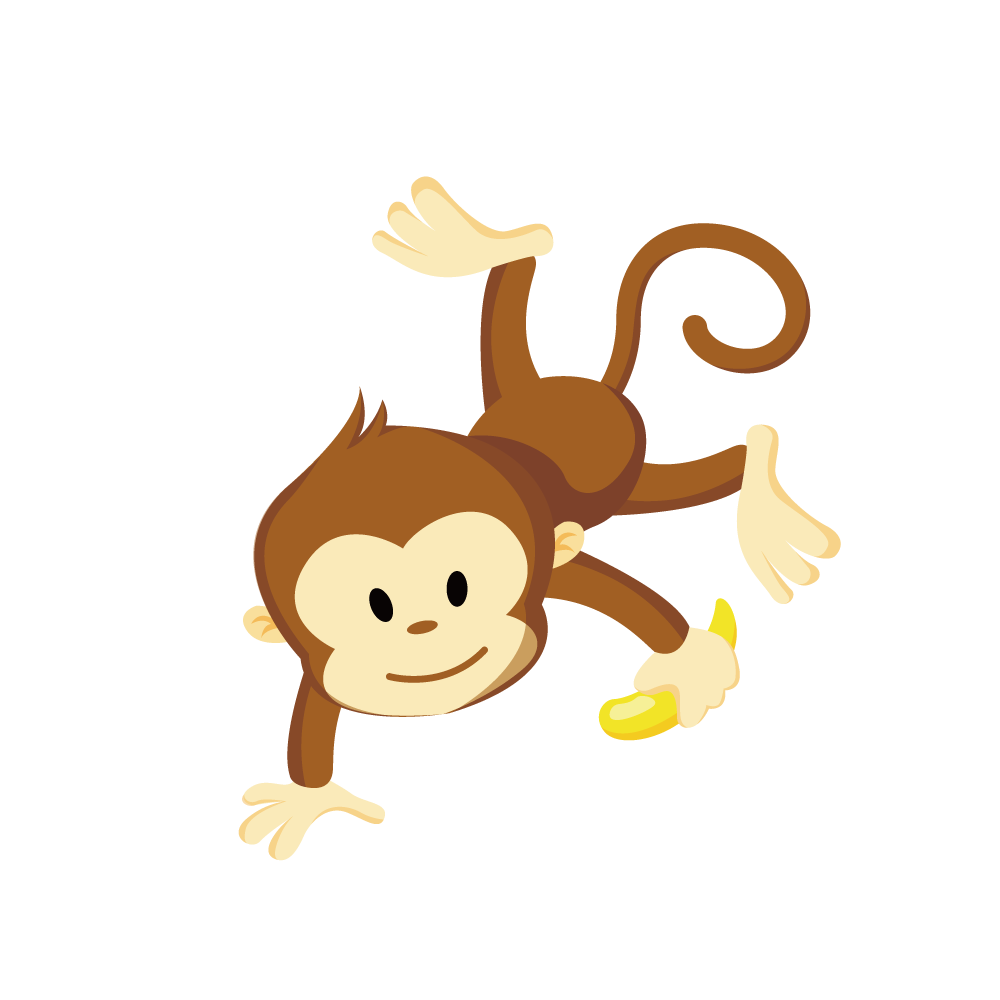 monkey clipart transparent background