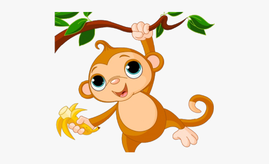 Monkey On Tree Clipart