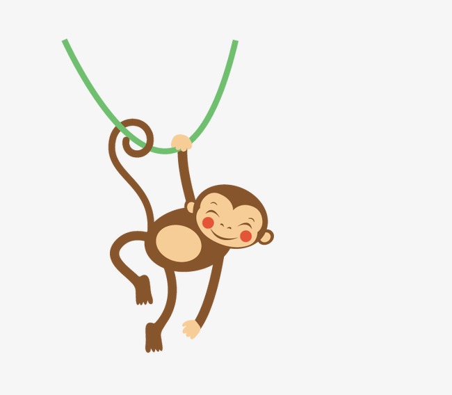 Download Free png Monkey, Monkey Clipart, Cute Monkey PNG