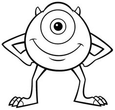 Free Black And White Monster Clipart, Download Free Clip Art