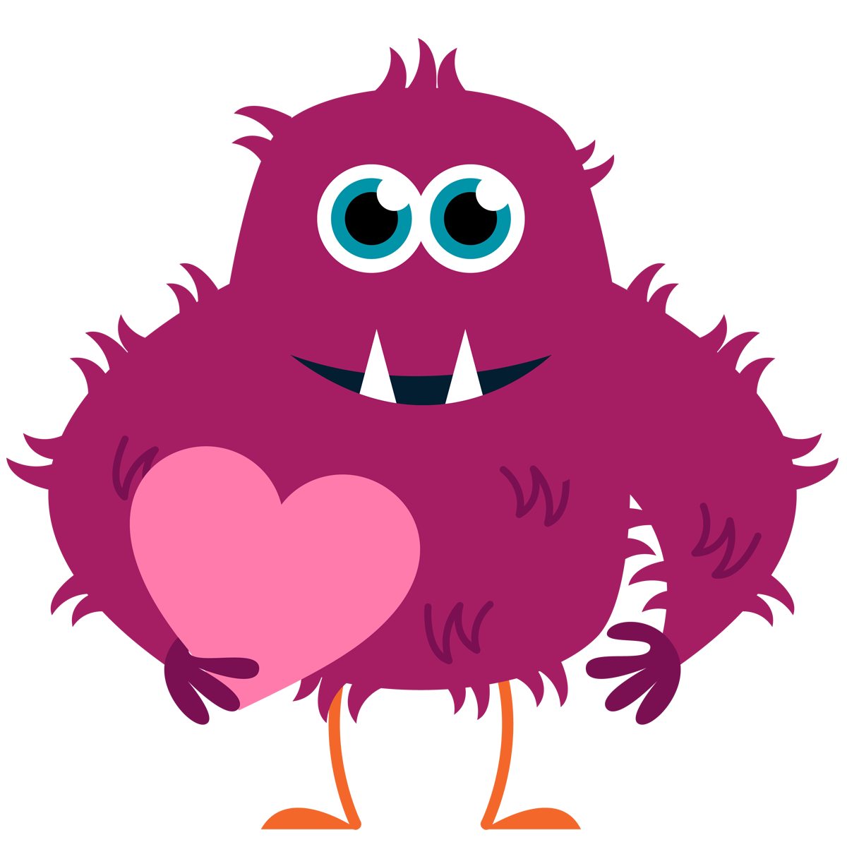 Happy monster clipart free images