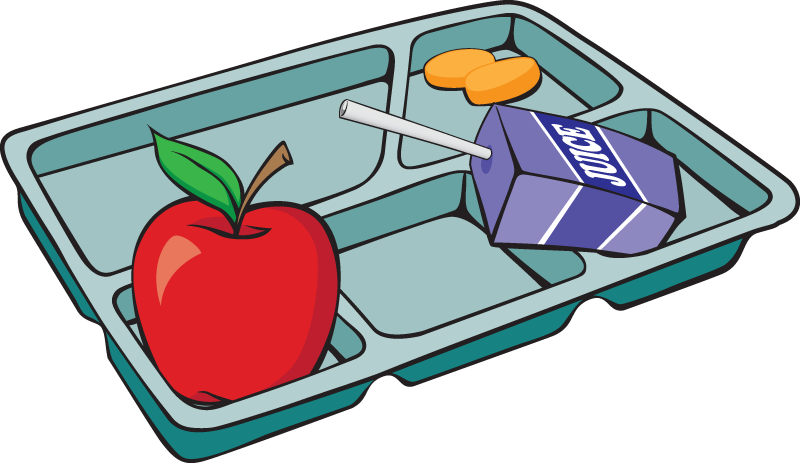 Lunch tray get food tray clipart the cliparts