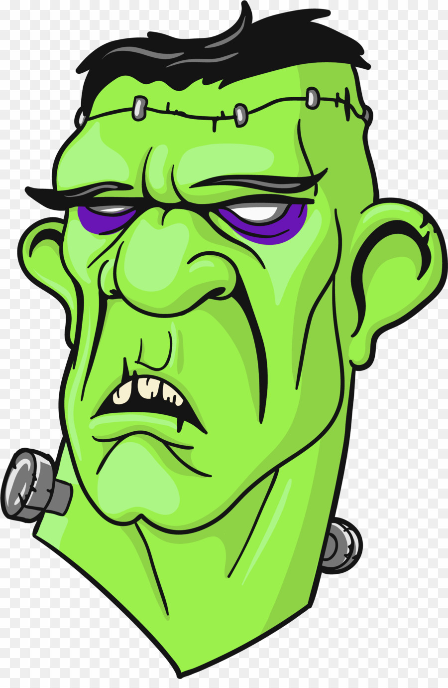 Frankenstein Head Clip Art PNG Frankenstein