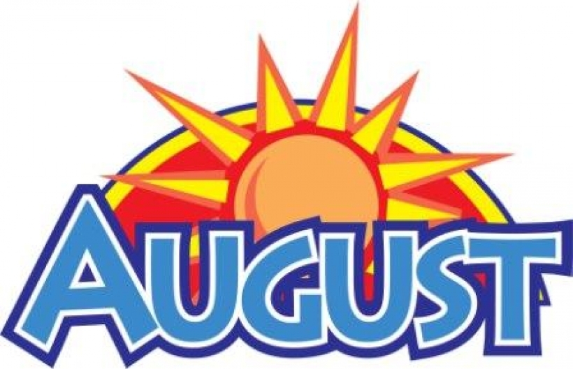 Month august clipart.