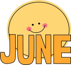 months of the year clipart june
