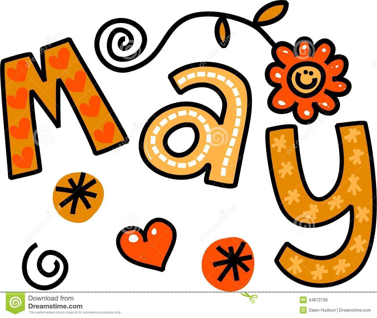 Month may clipart.