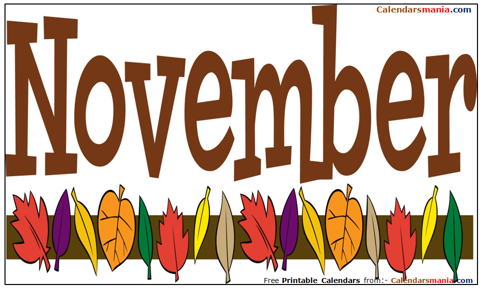 Months of the year clipart november pictures on Cliparts Pub 2020! 🔝