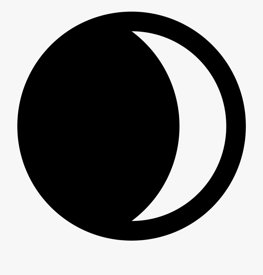 Moon Black And White Crescent Moon Clipart Black And