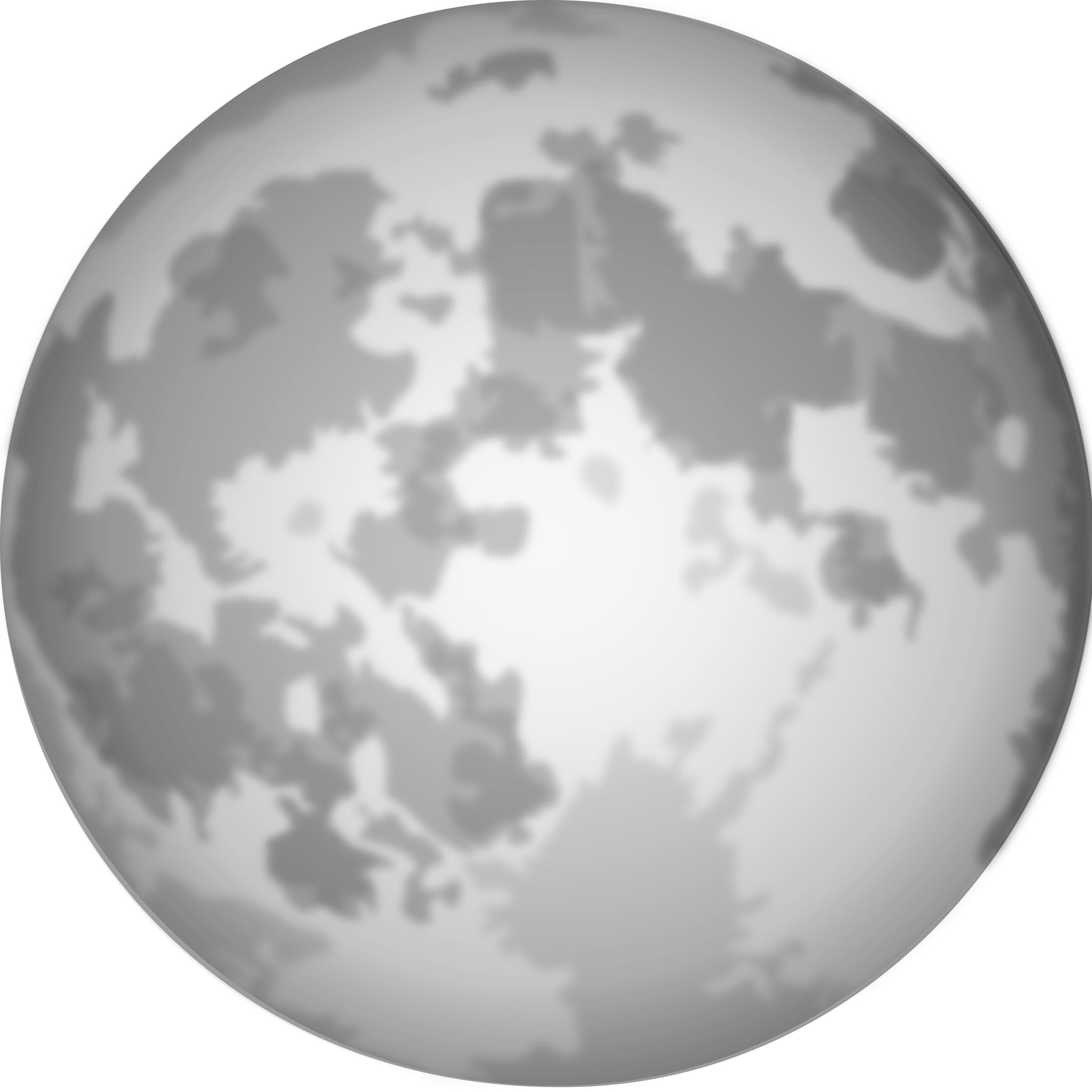 Free transparent moon.