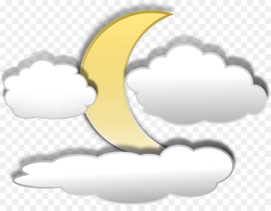 Cloud and moon.
