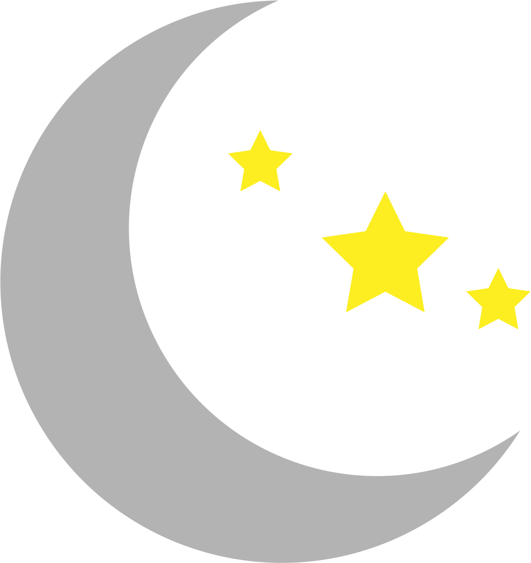 Stars and moon cliparts the