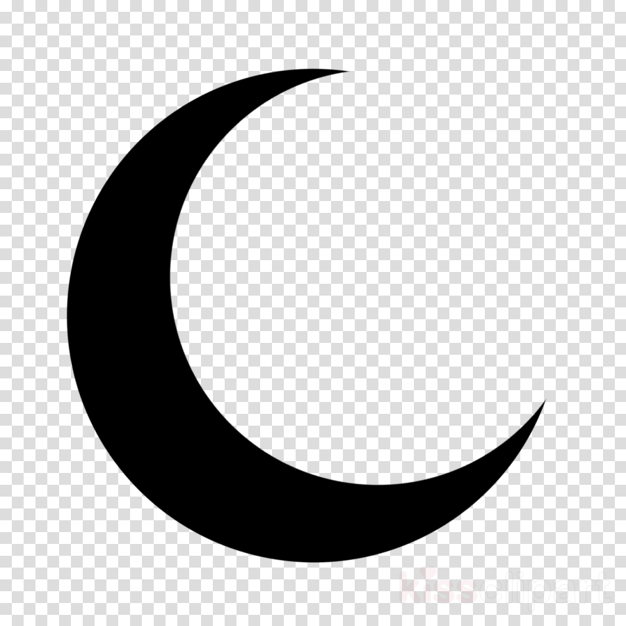 Moon logo clipart.