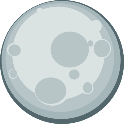 Moon Clipart transparent PNG