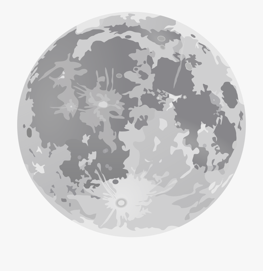Moon clipart transparent.