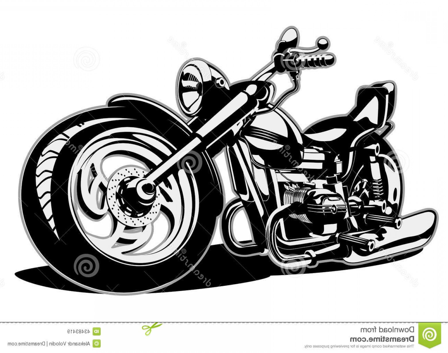 Free Animated Motorcycle Clipart With Black