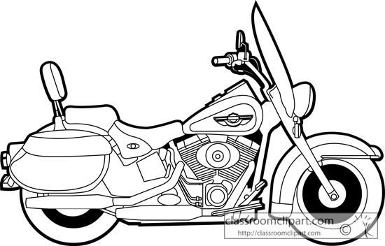 Motorcycle black and white harley clip art harley motorcycle