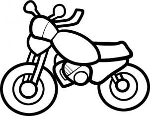 motorcycle clipart images drawn
