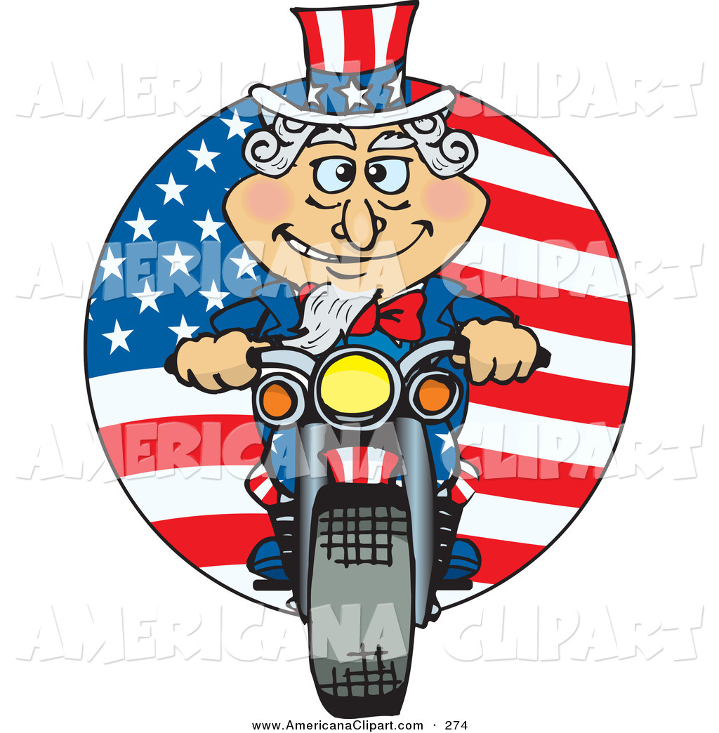 Americana vector cartoon.