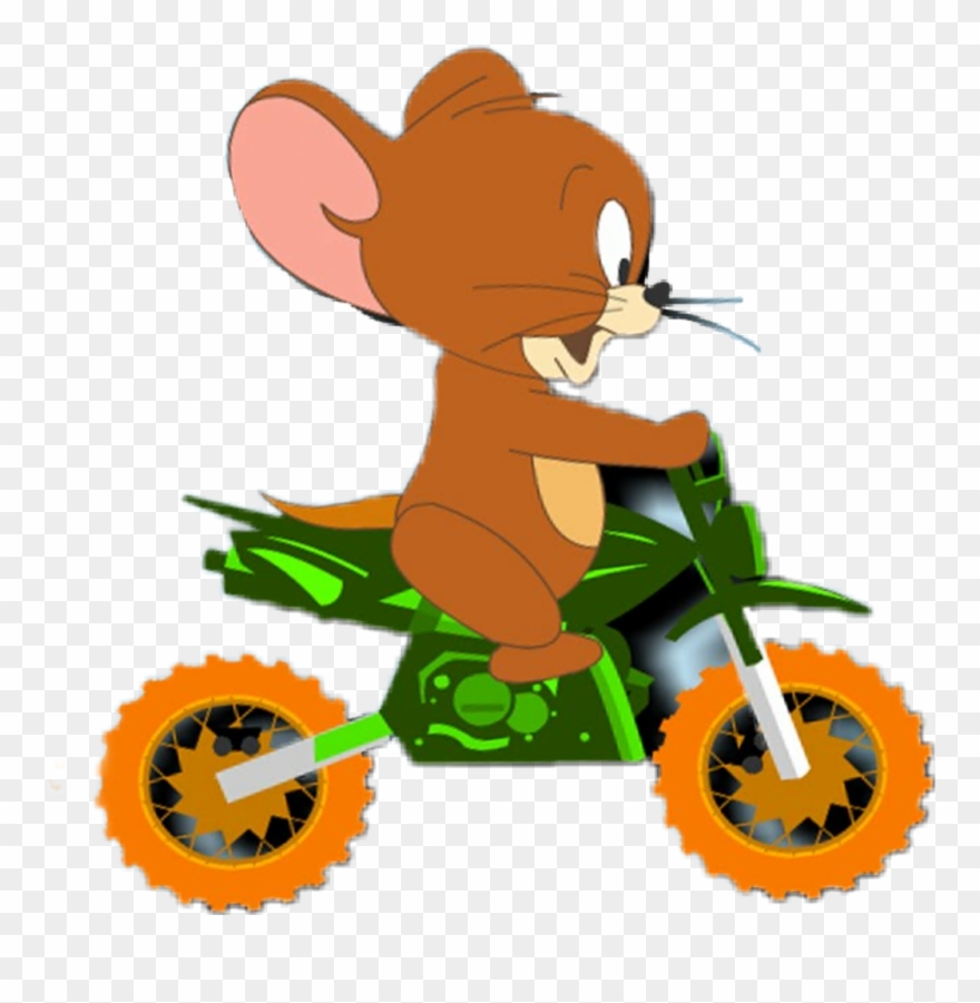 Scmotorcycle Motorcycle Jerry Tomandjerry Cute Mouse Clipart