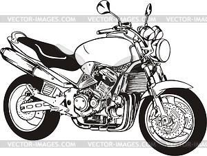 Motorcycle royaltyfree vector.