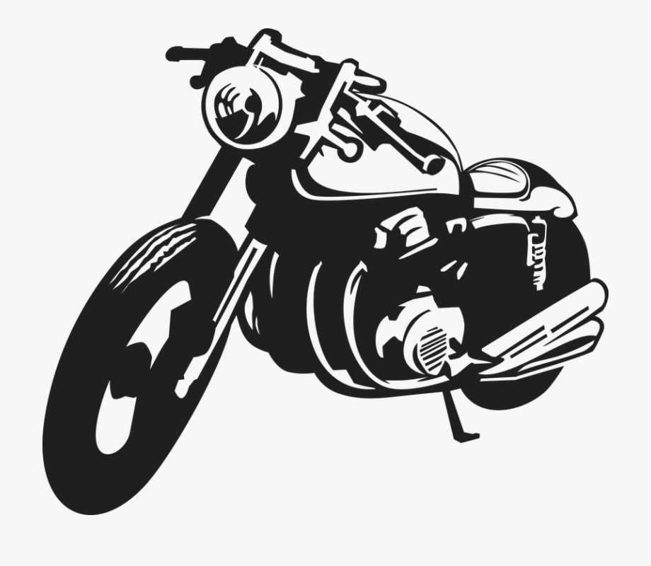 Motorcycle clipart transparent.