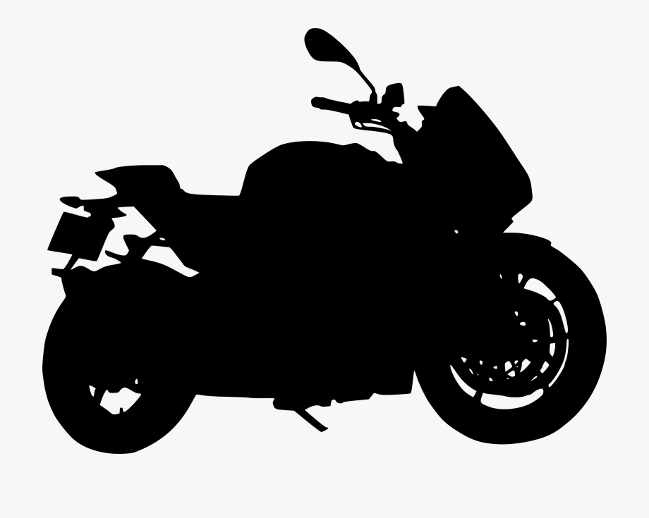 Motorcycle silhouettes motor.