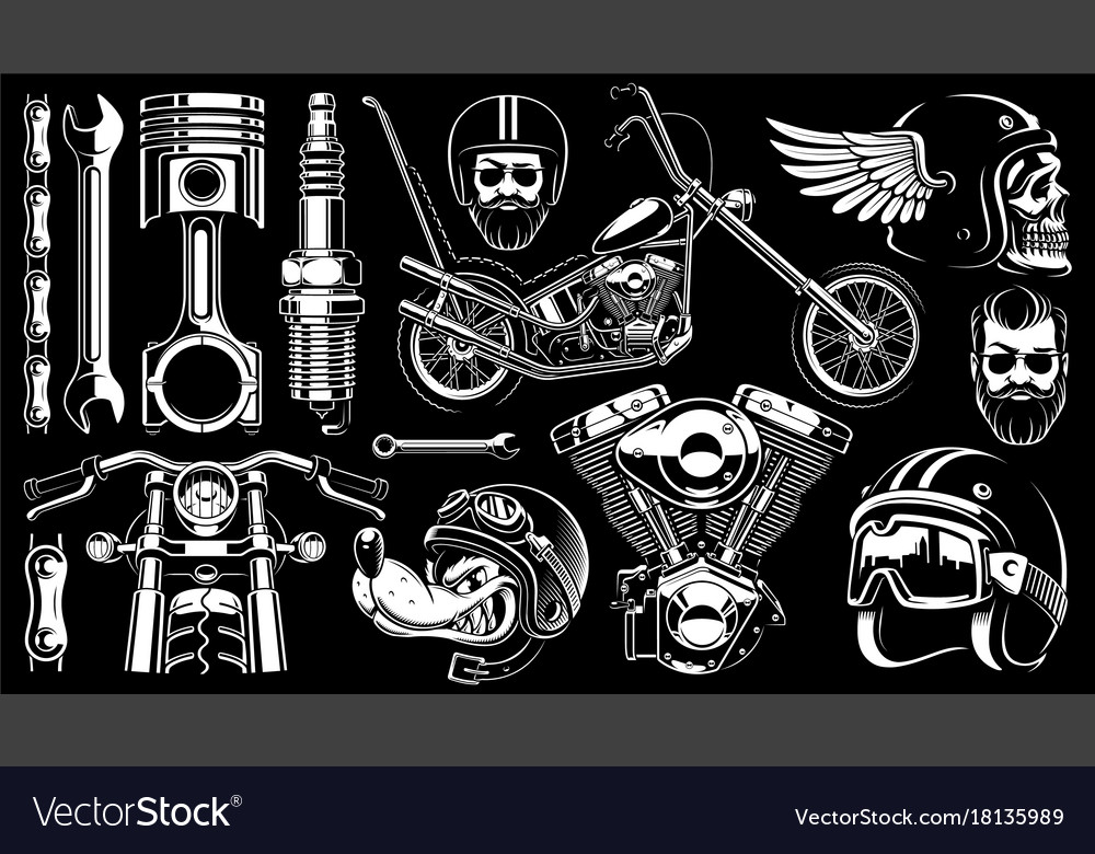 Motorcycle clipart with.