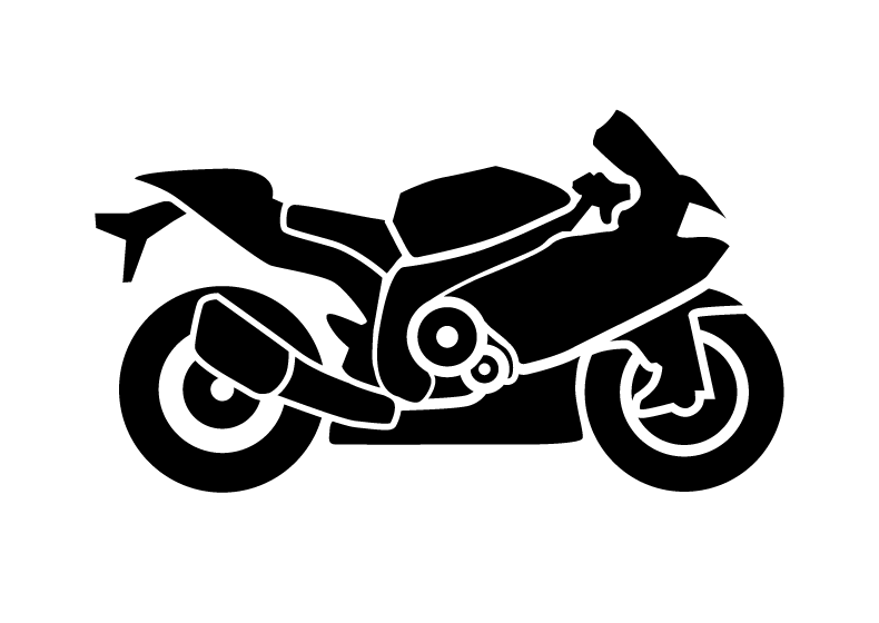Free motorcycle vector.