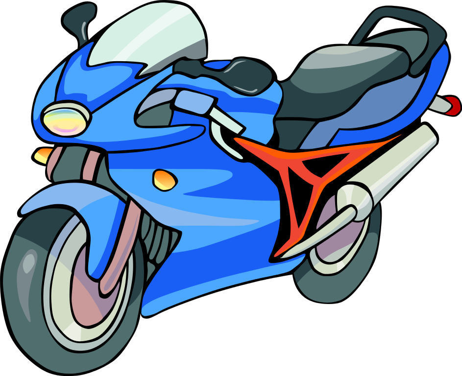 Clipart car motorcycle.