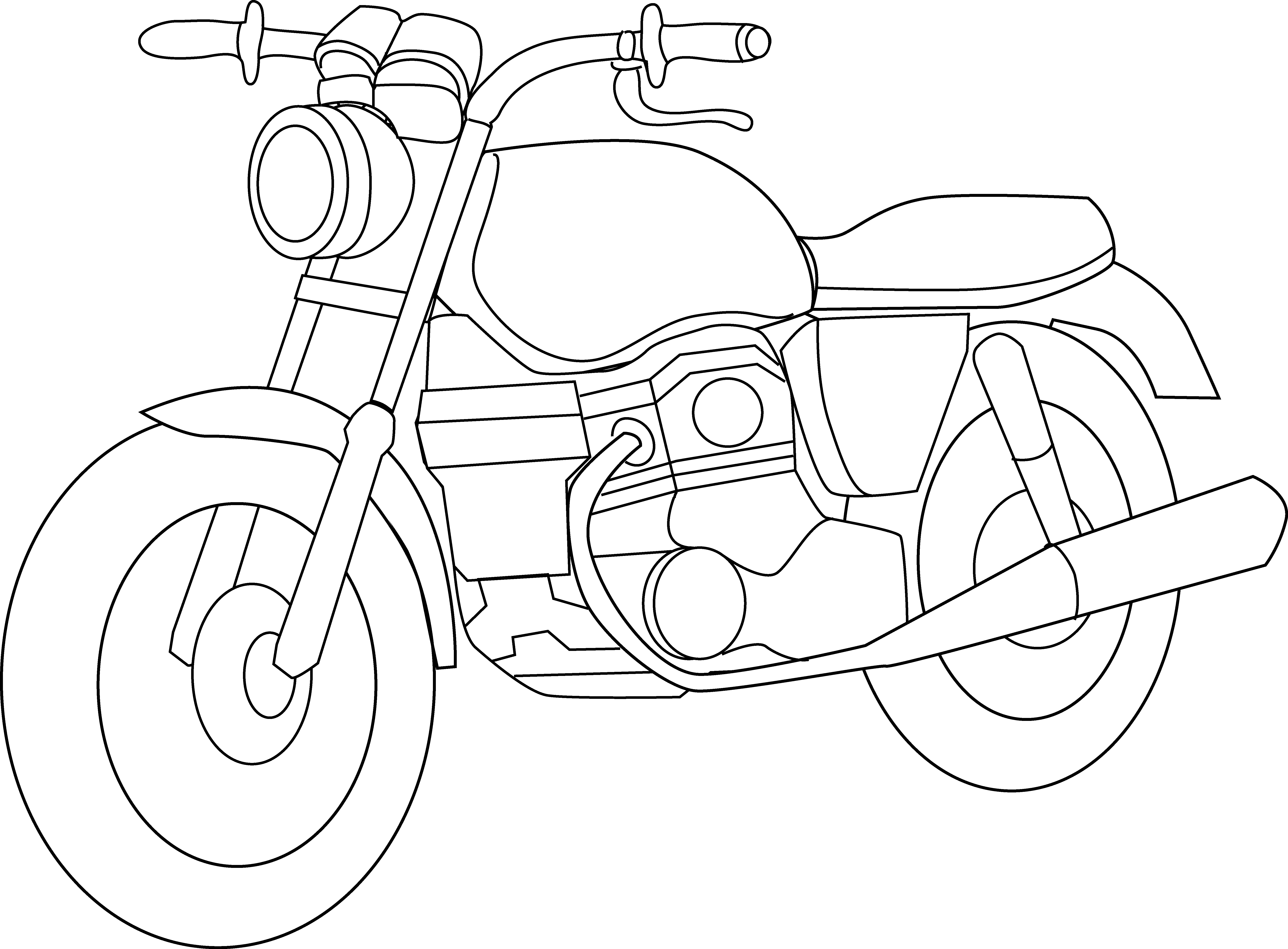 Free Motorcycle Cliparts Black, Download Free Clip Art, Free