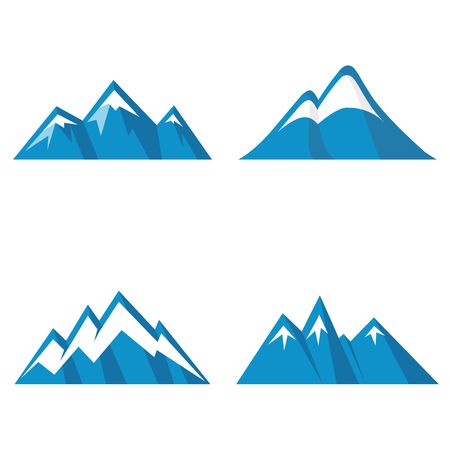 Blue mountain clipart
