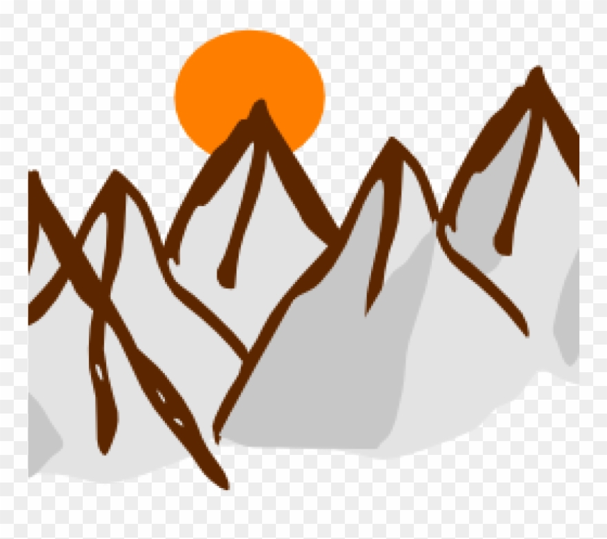 Mountain Range Clip Art Range Clipart Cute Borders