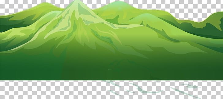 Green Mountain PNG, Clipart, Background Green, Cartoon