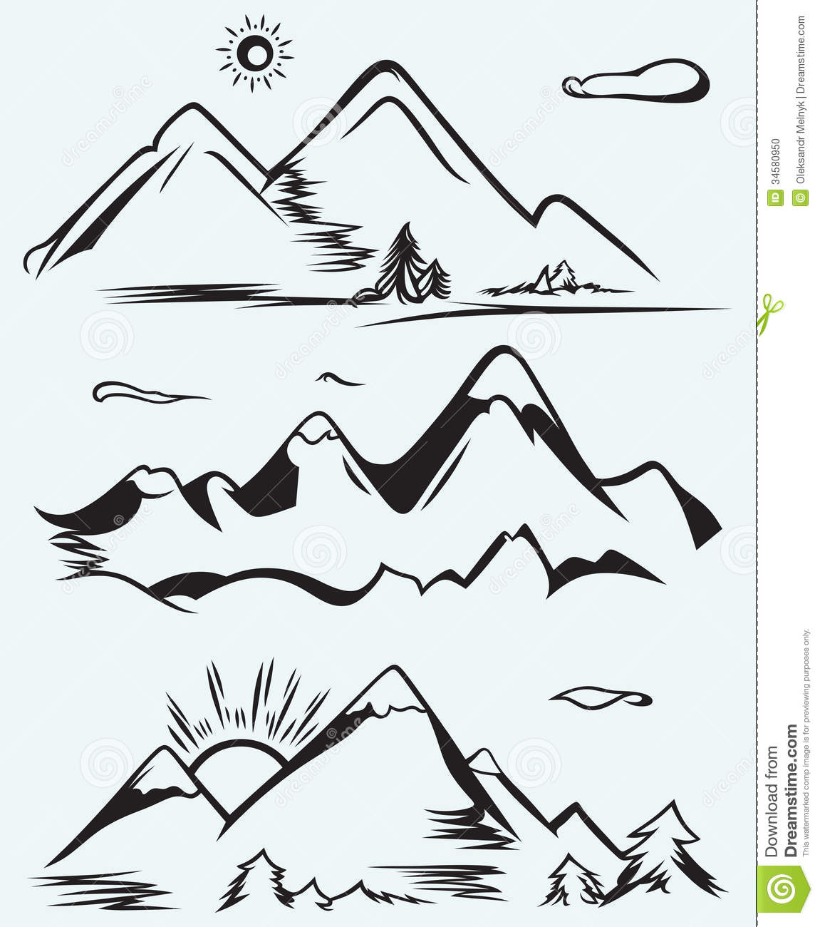 mountain clipart range