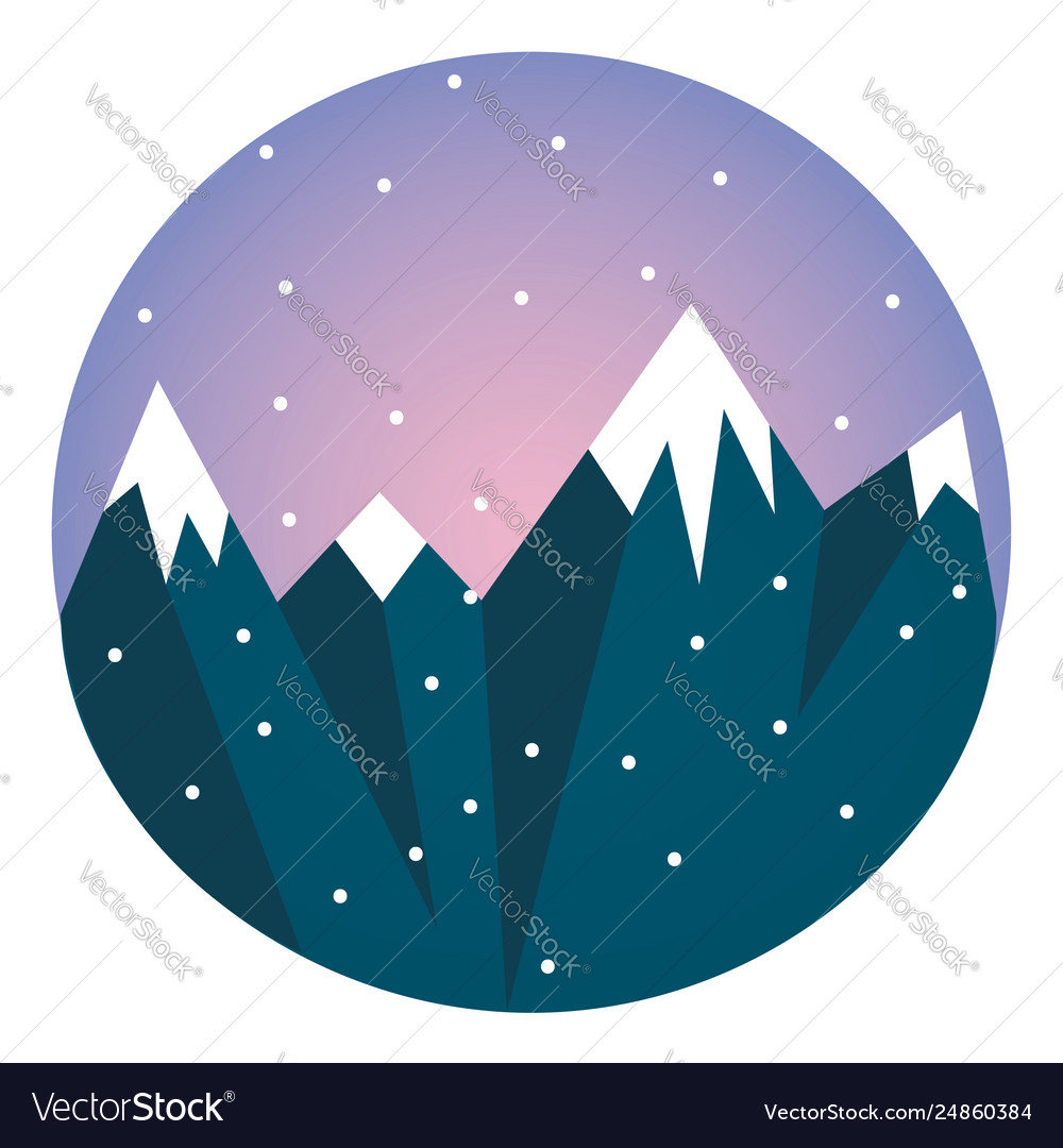 Clipart blue snowcovered.