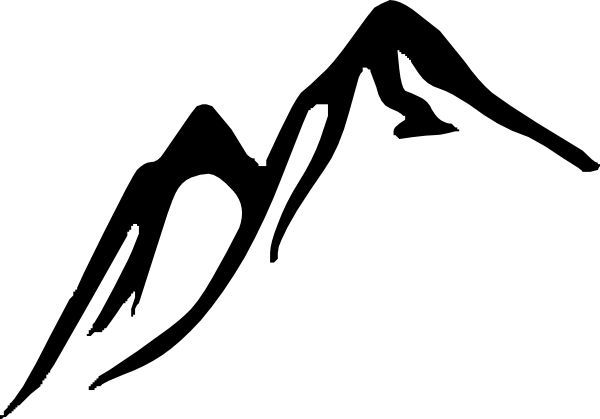 Hiking free mountain clipart mountains clip art vector clip