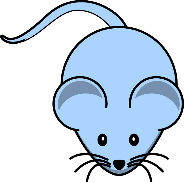 Light blue mouse.
