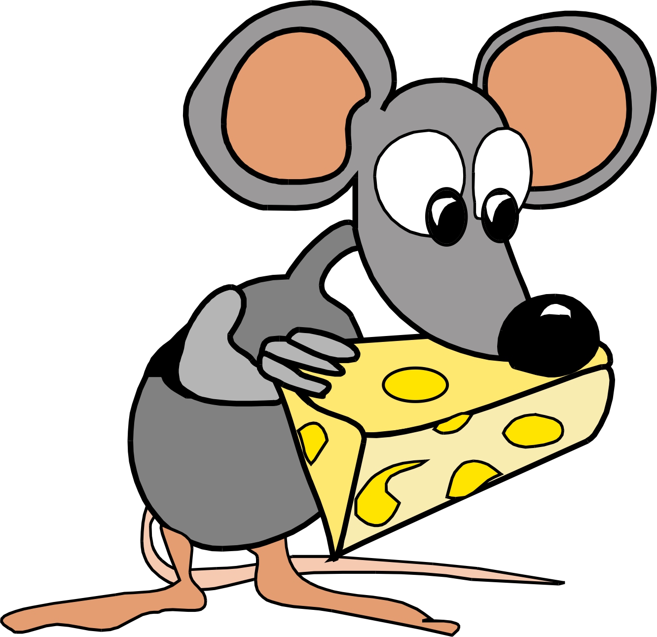 Mouse Cheese Clipart