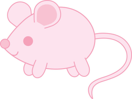 Pink baby mouse.