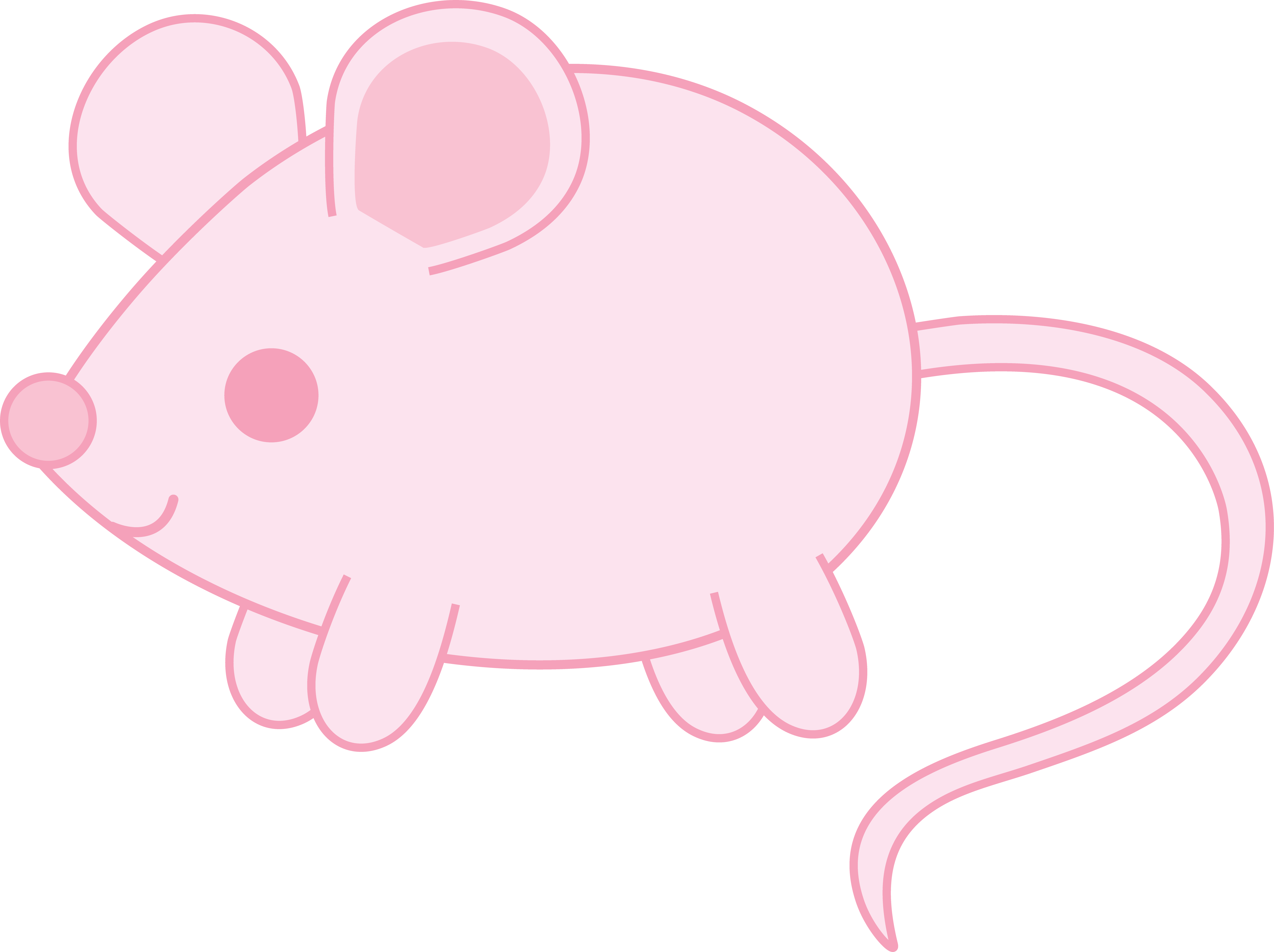 Pink Baby Mouse