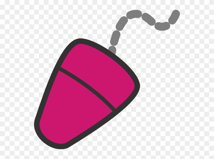 Computer Mouse Clipart Pink