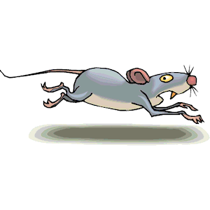 Mouse Scared clipart, cliparts of Mouse Scared free download