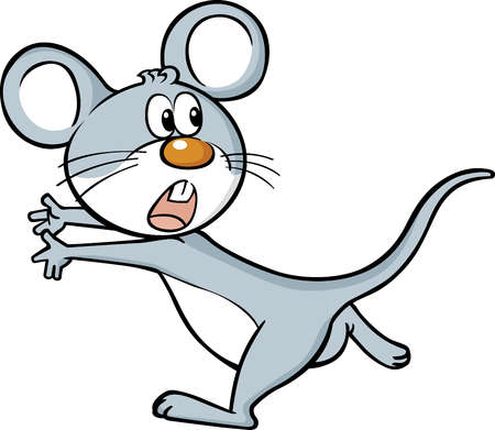Cartoon mouse cliparts.
