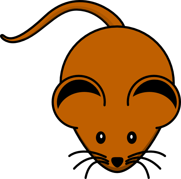 Brown Mouse Clip Art Vector