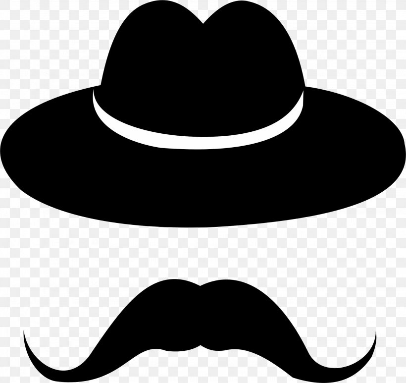 Top Hat Moustache Cowboy Hat, PNG,