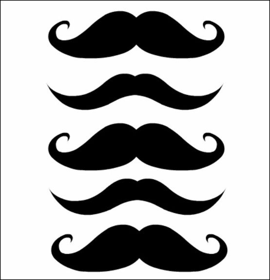 Free mustache printables.