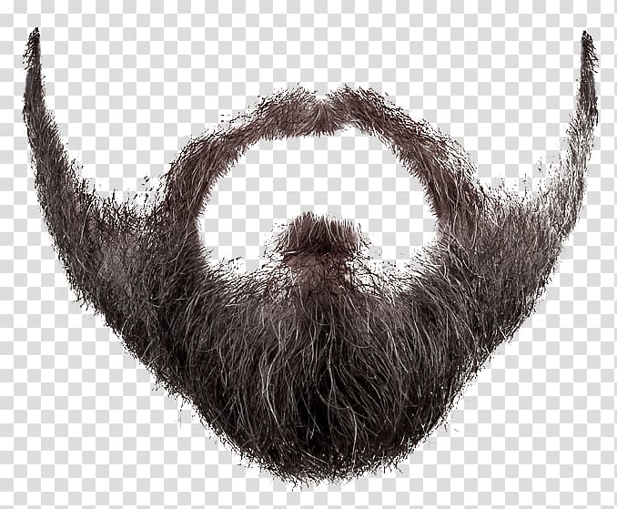 Brown mustache beard.