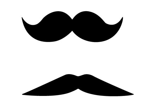 Funny Free Mustache Vector Images for Download