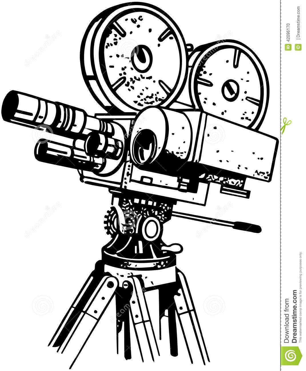 Movie Camera Photo about cinemas, theaters, reporters